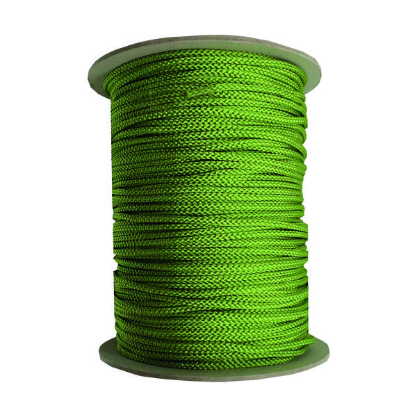 ユタカメイク 江戸打ち紐 萌黄 約4mm×130m PAR-8104 1巻 161-1897（直送品）