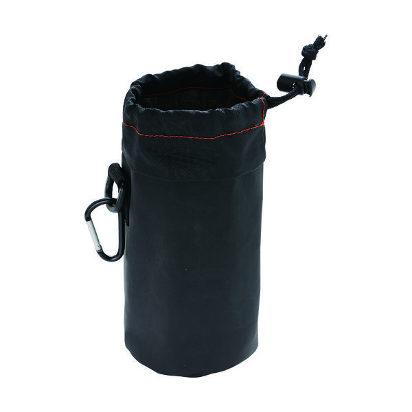 トラスコ中山 TRUSCO ペットボトルホルダー カラビナ付き ブラック TPC-BK 1個 161-1158（直送品）