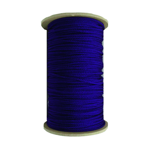 ユタカメイク 江戸打ち紐 紫 約3mm×130m PAR-8010 1巻 161-1887（直送品）