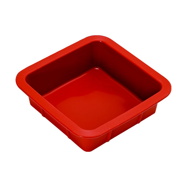 トラスコ中山 TRUSCO 【売切廃番】シリコーントレイ角型 内径88X88XH34 SLTS-8888 1個 171-7521（直送品）