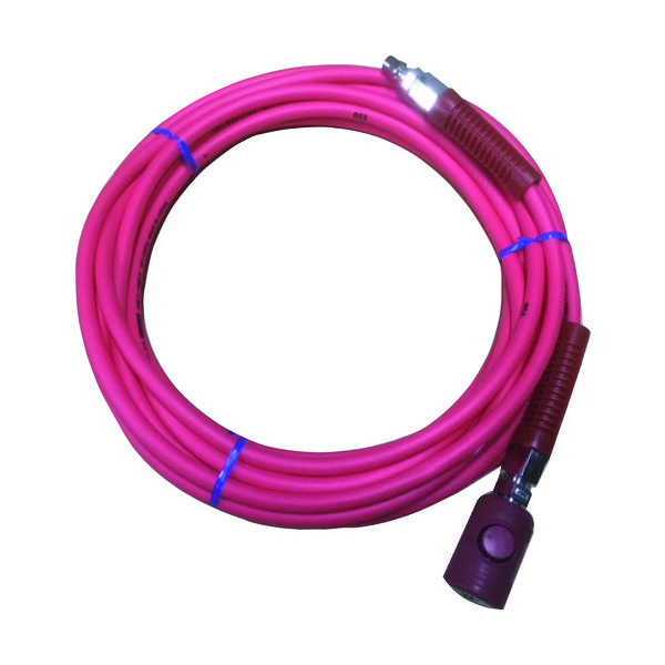 ヤマトエンジニアリング ヤマト PVCソフトブレードエアホース(ボタン式カップリング付) TAC65-20BT 1本 137-4270（直送品）