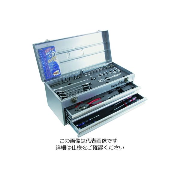 スエカゲツール ProーAuto 3/8DR.48PCツールキット シルバー TE-348S 1セット 137-2643（直送品）
