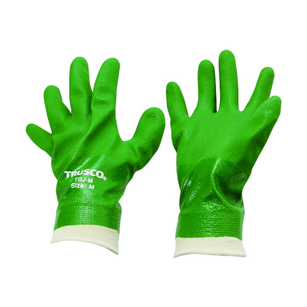 トラスコ中山 TRUSCO 【売切廃番】耐油手袋 袖口ジャージ付 Mサイズ TGJ-M 1双 149-7709（直送品）