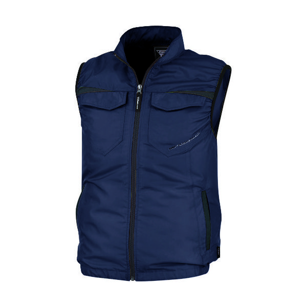 ジーベック XEBEC 空調服ベストXE98011ー19ーSS ディープネイビー XE98011-19-SS 1着 160-9590（直送品）