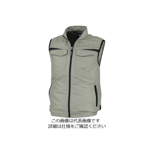 ジーベック XEBEC 空調服ベストXE98011ー81ー4L キャメル XE98011-81-4L 1着 160-9615（直送品）