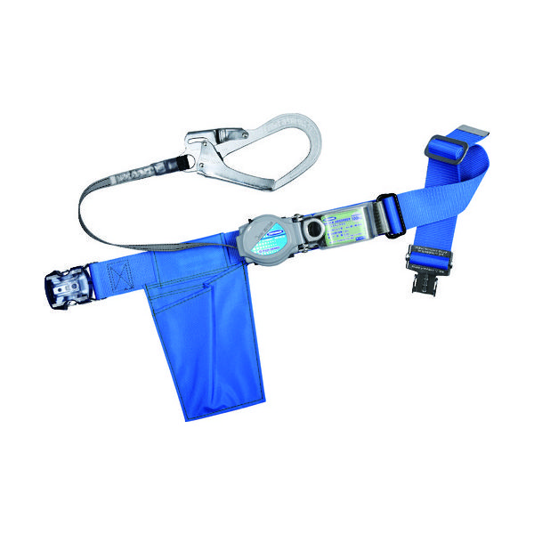 TSUYORON 胴ベルト型墜落制止用器具 ツーウェイリトラ ワンタッチ型 青 Mサイズ TB-TRN-OT599-BL4-M-BP 1本（直送品）