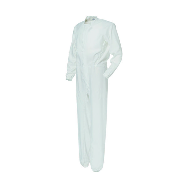 ミドリ安全 クリーンスーツ ベルデクセル VEYS120 ホワイト L VEYS120-W-L 1着 161-1187（直送品）