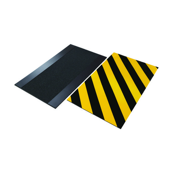 日東電工 日東エルマテ NEWトラクッション マグネットタイプ 8mm×300mm×500mm 黄/黒 TRMG300-8T 1枚（直送品）