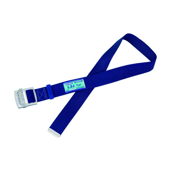 TSUYORON 胴ベルトのみ スチールスライドバックル 紺 Mサイズ 幅50MM×長さ1200MM TUB-L90N-BL2-M-BP（直送品）