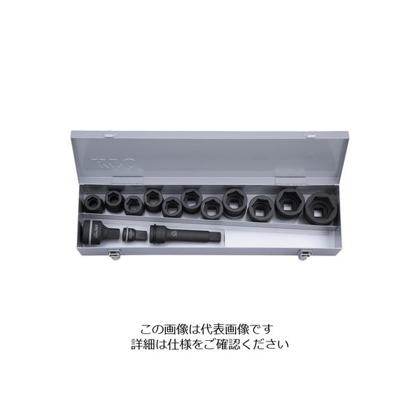 京都機械工具 TBP614TP (19.0SQ)インパクトレンチ用ソケットレンチセット 1組(1セット)（直送品）