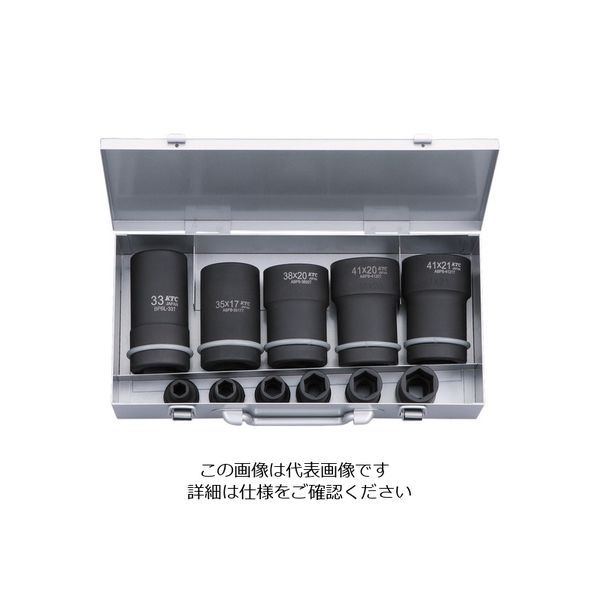 京都機械工具 ATBP611TP 19.0SQインパクトホイールナットコンビソケットセット 1組（直送品）