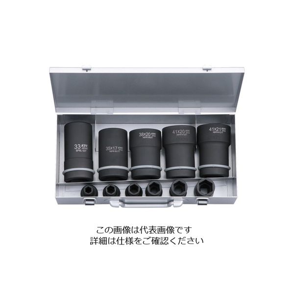 京都機械工具 ATBP811TP 25.4SQインパクトホイールナットコンビソケットセット 1組（直送品）