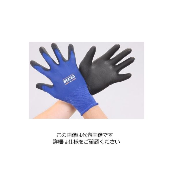 エスコ [L/240mm] 手袋(ポリウレタンコート) EA354DD-63A 1セット(20双)（直送品）