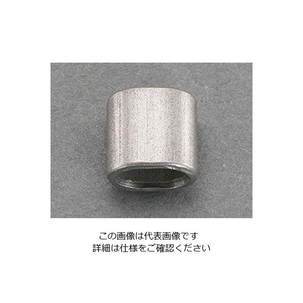エスコ 4.0mm ワイヤーロープスリーブ(ステンレス/10個) EA628SD-24 1セット(20個:10個×2袋)（直送品）