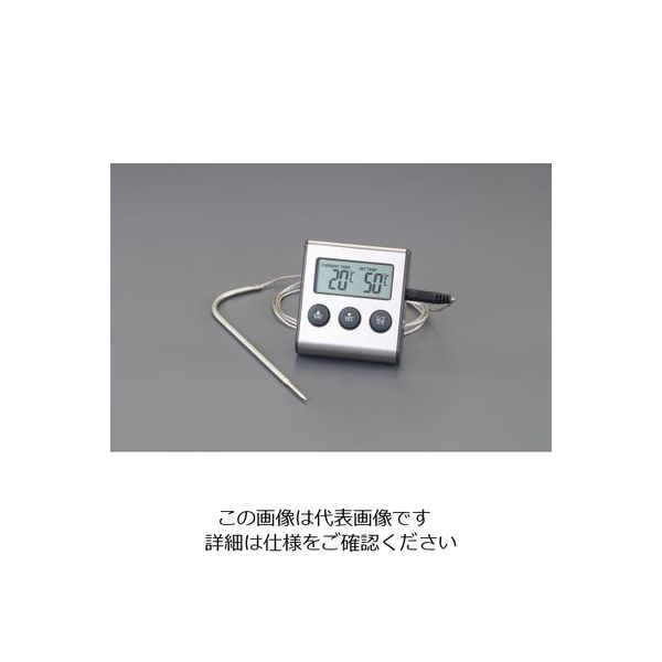 エスコ ー26°C~250°C デジタル温度計(クッキング用) EA728AC-12 1セット(3個)（直送品）
