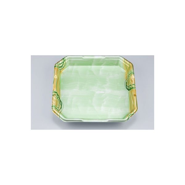 精肉トレー L-カク3 ゆうすい緑 0515103006940 300枚（50×6） シーピー化成（直送品）