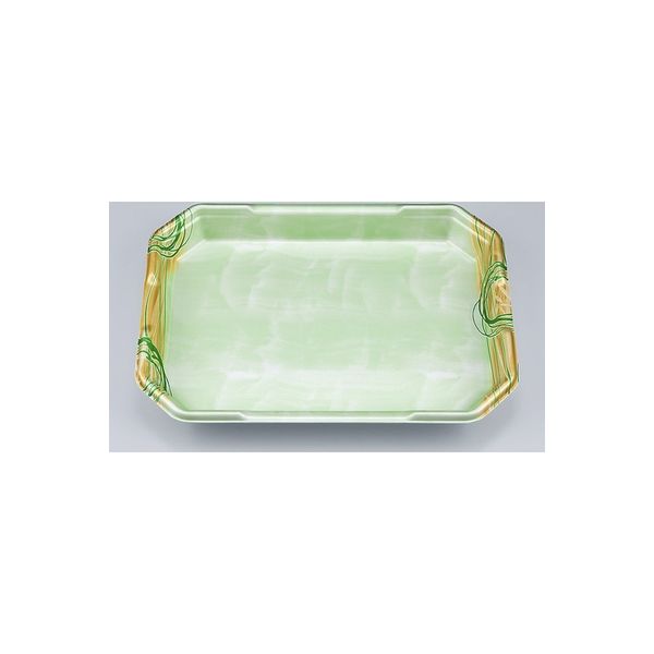 精肉トレー L-カク4 ゆうすい緑 0515104006940 300枚（50×6） シーピー化成（直送品）