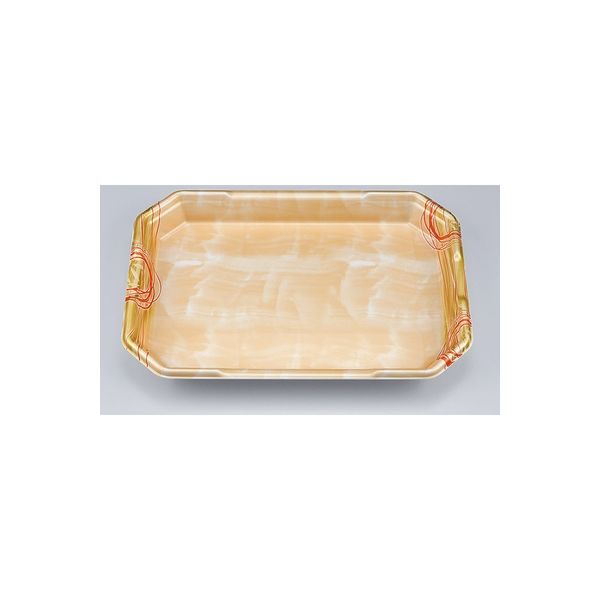 精肉トレー L-カク4 ゆうすい橙 0515104006930 300枚（50×6） シーピー化成（直送品）