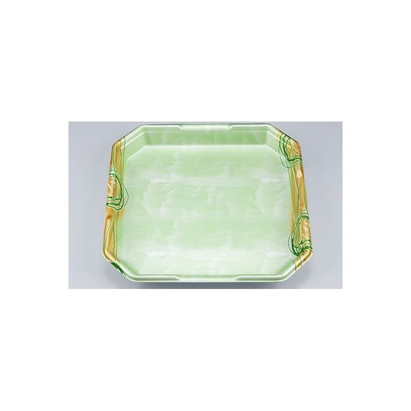 精肉トレー L-カク5 ゆうすい緑 0515105006940 300枚（50×6） シーピー化成（直送品）