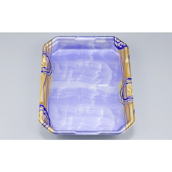 精肉トレー L-カク3.5 ゆうすい紫 0515103056920 300枚（50×6） シーピー化成（直送品）