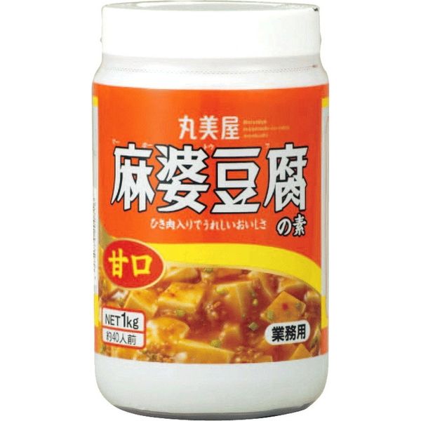 「業務用」 丸美屋フーズ 麻婆豆腐の素 甘口 （ポリ容器入） 1kg 1セット（1kg×4個入り）（直送品）