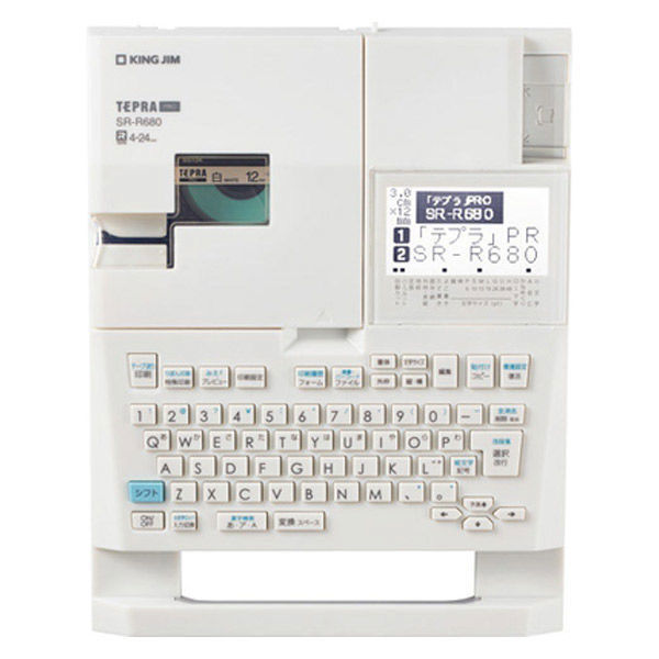 キングジム ラベルライター 「テプラ」PRO SR-R680 1台（わけあり品）