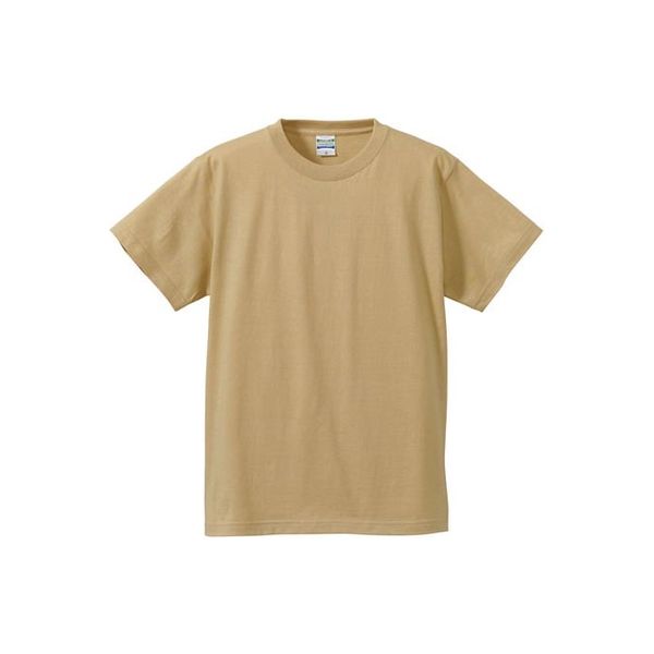 United Athle（ユナイテッドアスレ） 5001綿Tシャツ L ライトベージュ 1包（3枚入） キャブ（直送品）
