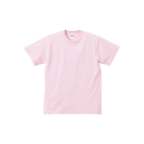 United Athle（ユナイテッドアスレ） 5001綿Tシャツ L ライトピンク 1包（3枚入） キャブ（直送品）