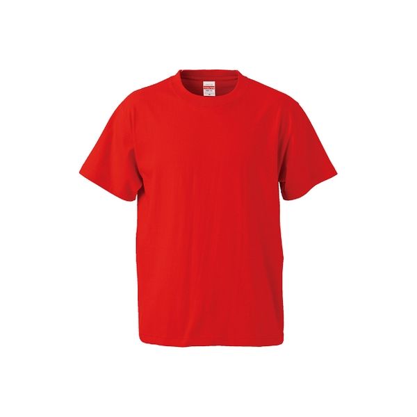 United Athle（ユナイテッドアスレ） 5001綿Tシャツ XL ハイレッド 1包（3枚入） キャブ（直送品）