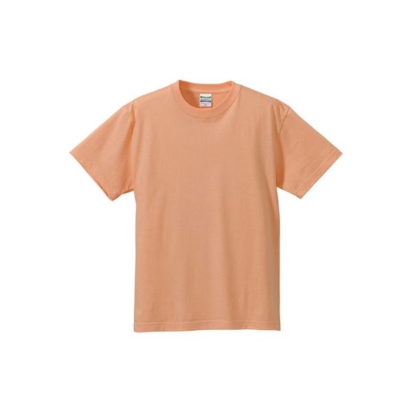United Athle（ユナイテッドアスレ） 5001綿Tシャツ S アプリコット 1包（3枚入） キャブ（直送品）