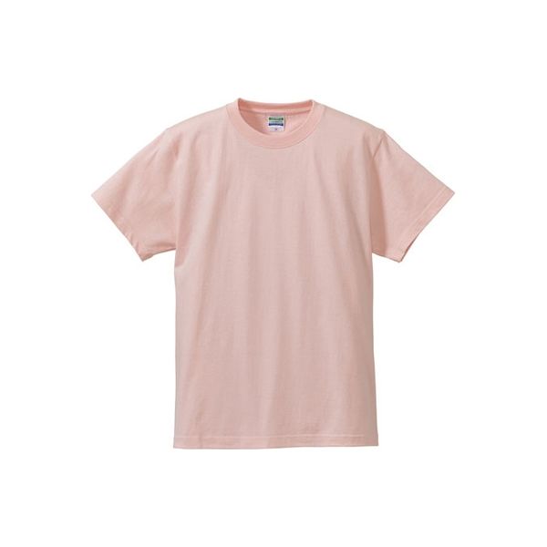 United Athle（ユナイテッドアスレ） 5001綿Tシャツ S ベビーピンク 1包（3枚入） キャブ（直送品）