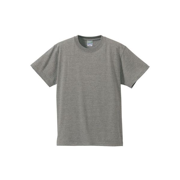 United Athle（ユナイテッドアスレ） 5001綿Tシャツ XL ミックスグレー 1包（3枚入） キャブ（直送品）