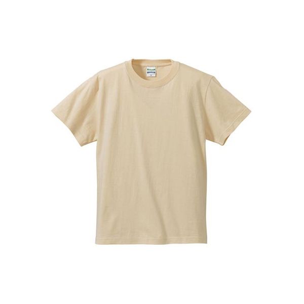 United Athle（ユナイテッドアスレ） 5001綿Tシャツ XL ナチュラル 1包（3枚入） キャブ（直送品）