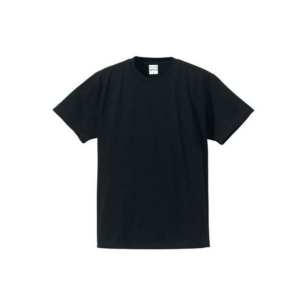 United Athle（ユナイテッドアスレ） 5001綿Tシャツ XL ブラック 1包（3枚入） キャブ（直送品）