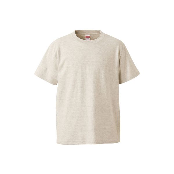 United Athle（ユナイテッドアスレ） 5001綿Tシャツ 3L オートミール 1包（3枚入） キャブ（直送品）