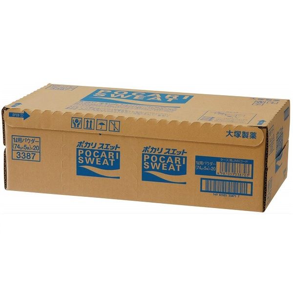 大塚製薬 ポカリスエット 1L用 パウダー（粉末） 74g 1ケース（100袋：5袋入×20箱）