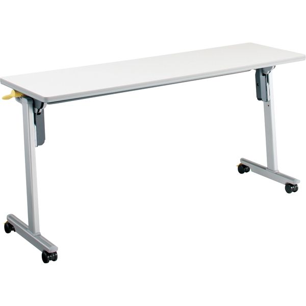 【組立設置込】コクヨ リスマ 会議テーブル フラップテーブル 幅1500×奥行450×高さ720mm ホワイト KT-1102PAWN3 1台（直送品）