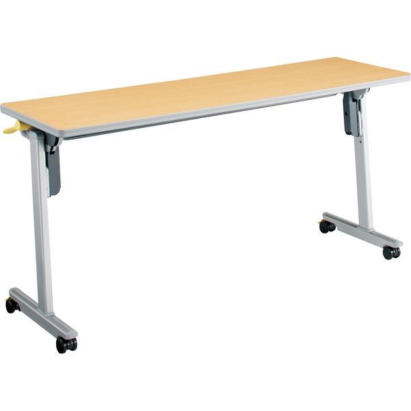 【組立設置込】コクヨ リスマ 会議テーブル フラップテーブル 幅1500×奥行450×高さ720mm ライトナチュラル KT-1102P1MN3 1台（直送品）