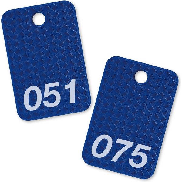 オープン工業 スチロール番号札 51～75 青 BF-82-BU（直送品）