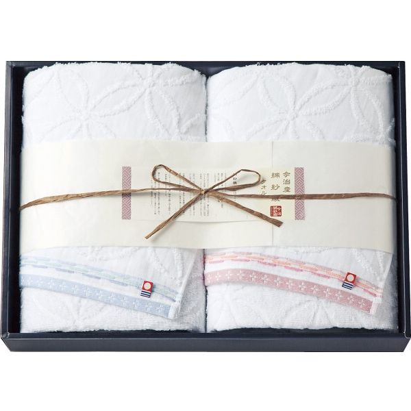【ギフト包装】 今治綿紗織 バスタオル2枚セット MOK-17500（直送品）