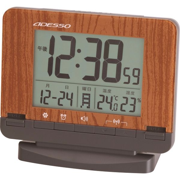 【ギフト包装】 アデッソ 電波時計 ADESSO AJ-75（直送品）