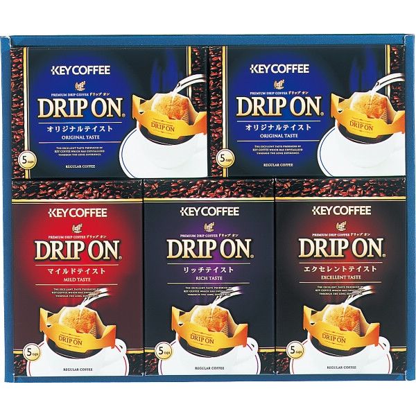 【ギフト包装】 キーコーヒー ドリップオンコーヒーギフト（25袋） キーコーヒー CAG-25N（直送品）
