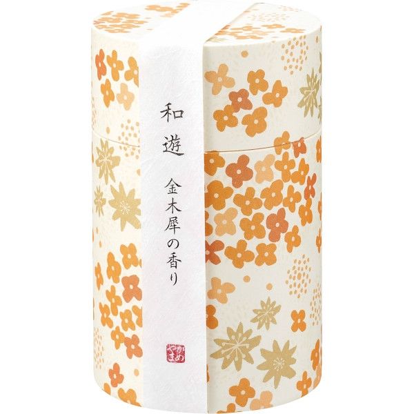 【ギフト包装】 カメヤマ 和遊 香りのお線香（筒箱） 和遊 I20120108 金木犀の香り（直送品）