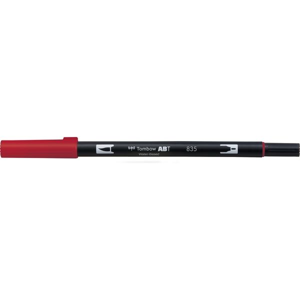 トンボ鉛筆 水性グラフィックマーカー ディアルブラッシュペン ABT 835 AB-T835 6本（直送品）