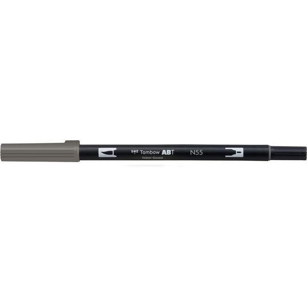 トンボ鉛筆 水性グラフィックマーカー デュアルブラッシュペン ABT N55 AB-TN55 6本（直送品）