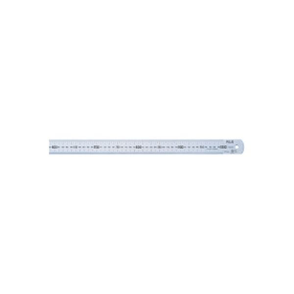 いラインアップ プラス 1個 1000ミリ シルバー 100cm×1.5mm厚 ステンレス直尺 定規・巻尺・コンパス