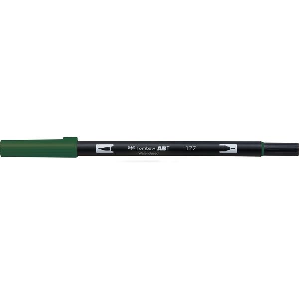 トンボ鉛筆 水性グラフィックマーカー ディアルブラッシュペン ABT 177 AB-T177 6本（直送品）