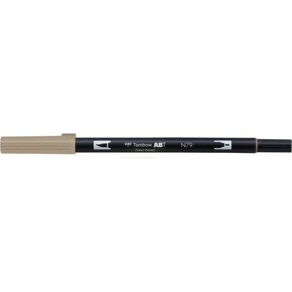 トンボ鉛筆 水性グラフィックマーカー デュアルブラッシュペン ABT N79 AB-TN79 6本（直送品）
