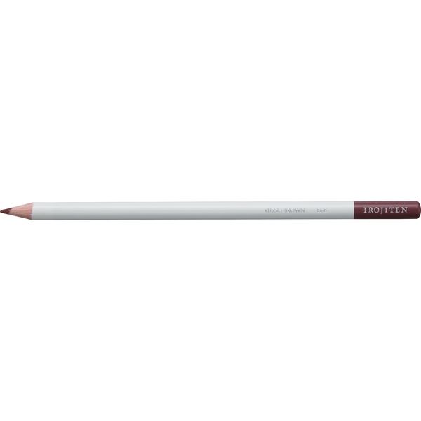 トンボ鉛筆 色鉛筆色辞典単色EX08小豆色 CI-REX8 6本（直送品）