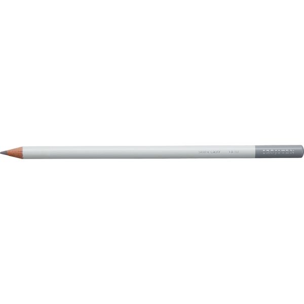 トンボ鉛筆 色鉛筆色辞典単色EX10銀鼠 CI-REX10 6本（直送品）